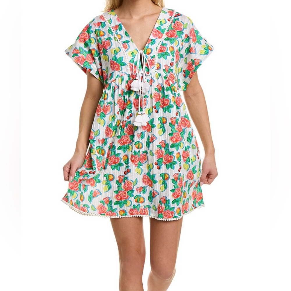 NWT Roller Rabbit Panderosa Nattie caftan size XS